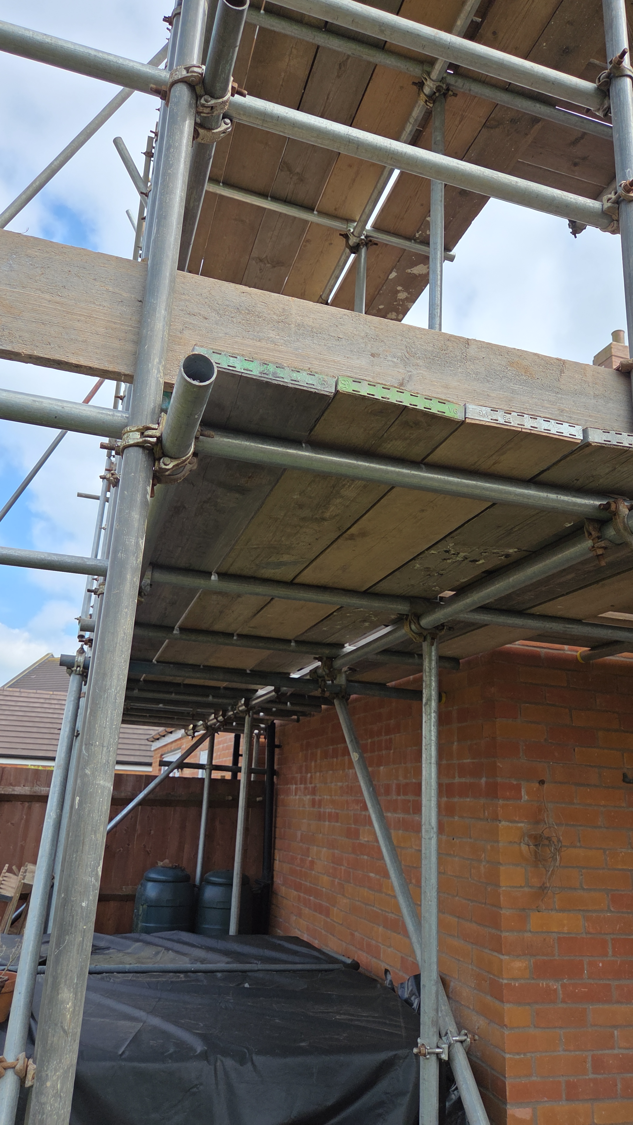 Making Room: Week 1 – Scaffolding, Shed Building & Farewell to the Garage